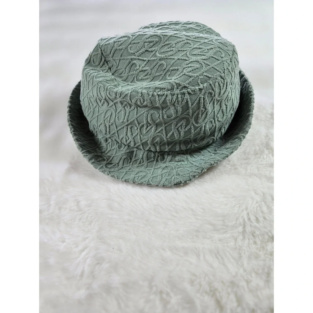 Victoria's‎ Secret Swim Sage Green Terry Cloth Logo Bucket Hat OS NWT